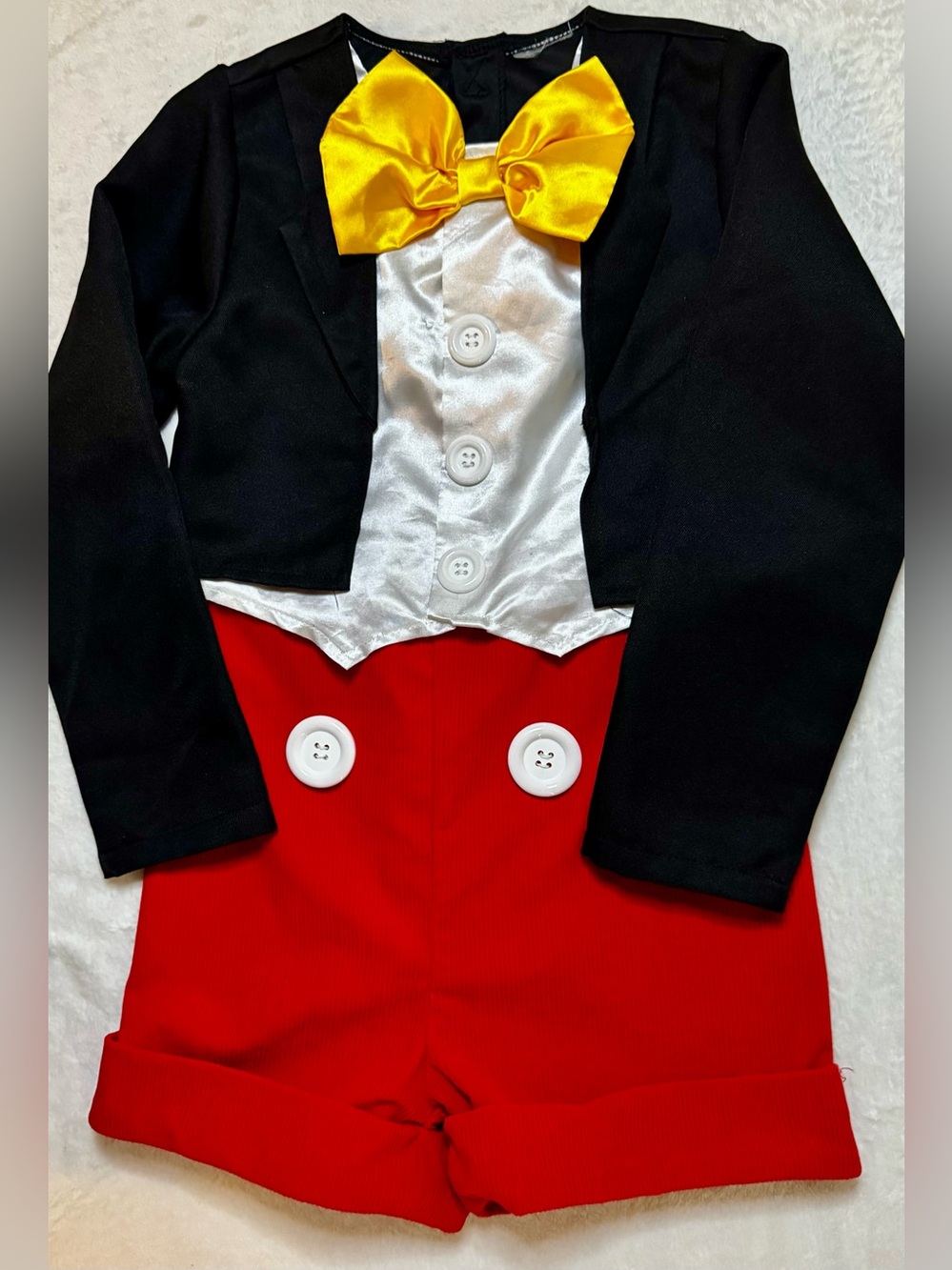 Disney Kids Classic Mickey Mouse Costume One Piece size 5